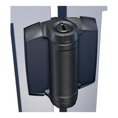 D&D TRUCLOSE - HEAVY DUTY HINGE - NO LEGS - for METAL GATE - BLACK (PAIR)